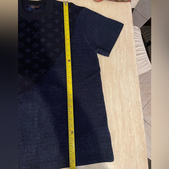 Louis Vuitton Dark Blue Monogram Tee - Picture 3 of 4